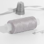 Нитки 45ЛЛ, 200 м, цвет серый №4902 - Фото 2
