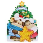 Ёлка-открытка с мишурой "Счастливого Нового года!" (символ года) - Фото 1