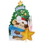 Ёлка-открытка с мишурой "Счастливого Нового года!" (символ года) - Фото 5