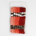 Набор ниток мулине «Цветик-Семицветик», 10 ± 1 м, 7 шт, цвет коричневый спектр МИКС - Фото 4