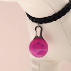 Маячок Сфера 3 режима свечения розовый - Фото 6