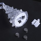 Игрушка световая "Ёлочка" (батарейки в комплекте) 8 см, 1 LED, RGB, прозрачная - Фото 4