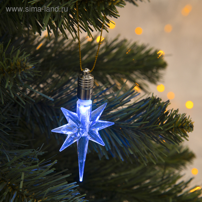 Подвеска световая "Альтаир" (батарейки в комплекте), 1 LED, RGB - Фото 1