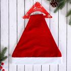 Колпак "Мраморный" 39*27 см бордовый - Фото 1