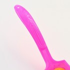 Щётка - пуходёрка малая мягкая с каплями, основание 44 х 44 мм, розовая - Фото 4
