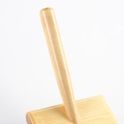 Щётка - пуходёрка деревянная жёсткая для «Кавказца», основание 110 х 58 мм - фото 8257041