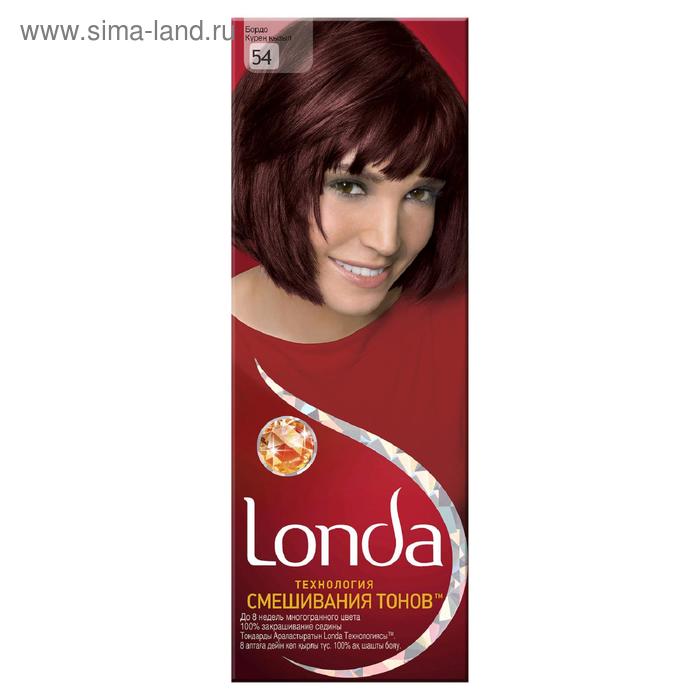 Стойкая крем-краска для волос Londa, тон 54, бордо - Фото 1