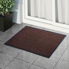 Коврик придверный влаговпитывающий, ребристый, «Стандарт», 60×90 см, коричневый - Фото 6