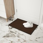 Коврик придверный влаговпитывающий, ребристый, «Стандарт», 50×80 см, коричневый - Фото 5