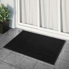 Коврик придверный влаговпитывающий, ребристый, «Стандарт», 120×150 см, чёрный - Фото 5