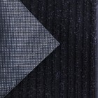 Коврик придверный влаговпитывающий, ребристый, «Стандарт», 120×150 см, цвет чёрный - Фото 3