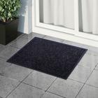 Коврик придверный влаговпитывающий, ребристый, «Стандарт», 50×80 см, чёрный - Фото 6