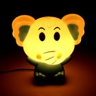 Светильник пластик от 220В цоколь Е14 лампа 40Вт "Слон" МИКС 24,5х28х13 см - Фото 2