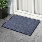 Коврик придверный влаговпитывающий, ребристый, «Стандарт», 60×90 см, серый - Фото 6