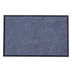 Коврик придверный влаговпитывающий, ребристый, «Стандарт», 60×90 см, серый - Фото 3