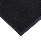 Коврик придверный влаговпитывающий, ребристый, «Стандарт», 60×90 см, чёрный - Фото 5