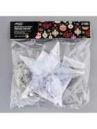 Светодиодная верхушка на ёлку «Звезда белая», 18 см, 20 LED, 220 В, свечение мульти - Фото 8