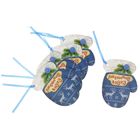 Шильдик декоративный на подарок Варежка «Любимому внуку», 7 × 9,3 см - Фото 1