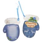 Шильдик декоративный на подарок Варежка «Любимому внуку», 7 × 9,3 см - Фото 2