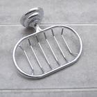 Мыльница настенная Accoona A11102-1, решетка, хром - Фото 2