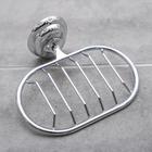 Мыльница настенная Accoona A11102-1, решетка, хром - Фото 3