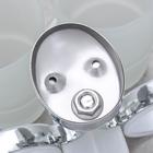 Держатель для зубных щёток настенный Accoona A11004, 2 стакана, стекло, хром - Фото 4