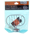 Мыльница настенная Accoona A11002-1, решётка, хром - Фото 2