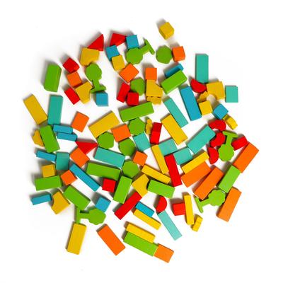 Конструктор деревянный «Краски дня: утро», 105 деталей