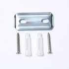 Держатель для полотенец одинарный, кольцо Accoona A11108, хром - Фото 4