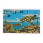 Часы-картина настенные, интерьерные "Крым, море", бесшумные, 30 х 20 см - фото 317874466