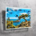 Часы-картина настенные, серия: Природа, "Крым, море", 20х30 см - фото 8644203