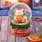 Сувенир снежный шар "Чтоб жизнь удалась. Домовенок с икрой", d=8 см - Фото 1