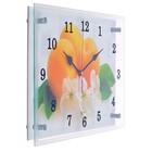 Часы-картина настенные, серия: Кухня, "Абрикосы с цветами", 25х35  см - Фото 2