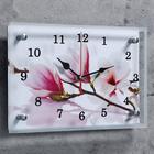 Часы настенные, серия: Цветы, "Бело-сиреневые цветы", 20х30 см - Фото 2