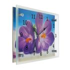 Часы-картина настенные, серия: Цветы, "Сиреневые цветы", 20х30 см - Фото 2