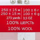 Пряжа для вязания спицами, крючком «Пехорский текстиль. Деревенская», 100% шерсть, 250 м/100 г, (388 т. верба) - Фото 2