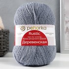 Пряжа для вязания спицами, крючком «Пехорский текстиль. Деревенская», 100% шерсть, 250 м/100 г, (59 мышонок) - Фото 1