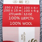 Пряжа для вязания спицами, крючком «Пехорский текстиль. Деревенская», 100% шерсть, 250 м/100 г, (59 мышонок) - Фото 4