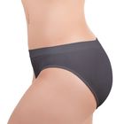Бесшовные трусы женские slip, классика, Collorista (графит,S/M) - Фото 4