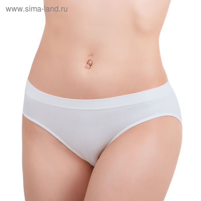 Бесшовные трусы женские slip, классика, Collorista (белый,L/XL) - Фото 1