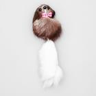 Мышь малая, корпус 5 см, натуральный мех, цвет МИКС - Фото 2