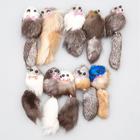 Мышь малая, корпус 5 см, натуральный мех, цвет МИКС - Фото 4