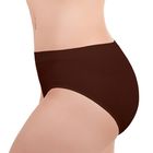 Бесшовные трусы женские slip, макси, Collorista (кофе,L/XL) - Фото 4