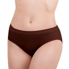 Бесшовные трусы женские slip, миди, Collorista (кофе,L/XL) - Фото 1