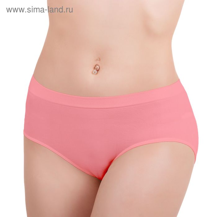 Бесшовные трусы женские slip, макси, Collorista (коралл,L/XL) - Фото 1