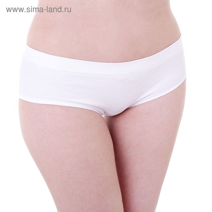 Бесшовные трусы-culotte женские с заниженной талией, Collorista (белый,S/M) - Фото 1