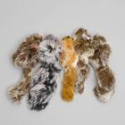 Мышь из натурального меха кролика, 6 см, микс цветов - Фото 3