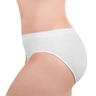 Бесшовные трусы женские slip, миди, Collorista (белый,L/XL) - Фото 4