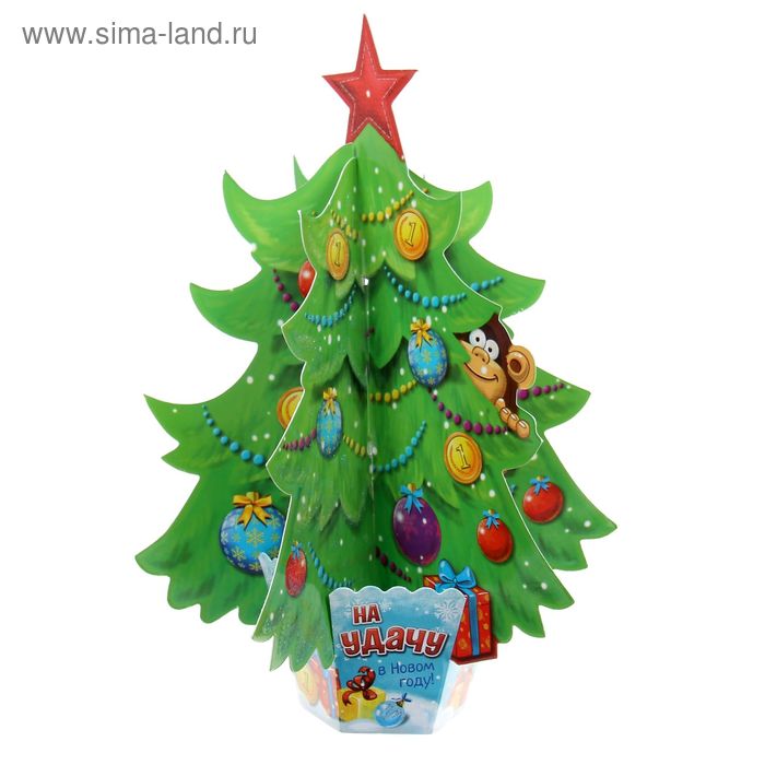 Ёлка собери сам "На удачу в Новом году" ( символ года) - Фото 1