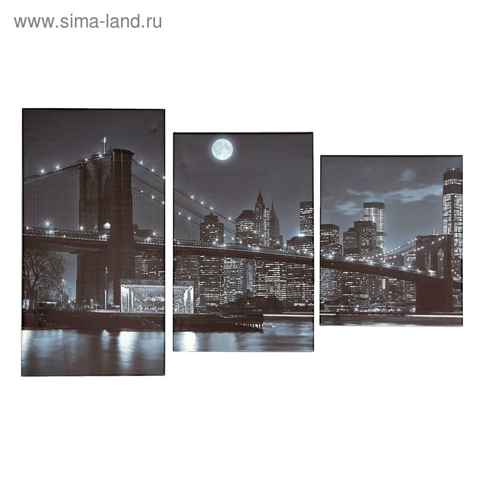 Картина модульная на подрамнике "Мост" 30х35,30х46,30х56 см; 90х56 см - Фото 1